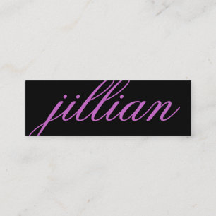 Roxo conhecido do cartão de visita de 311 costumes