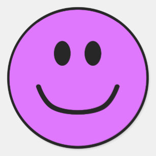 Roxo de sorriso 0002 das etiquetas da cara