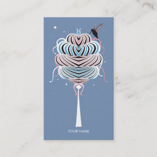 ROXO DO CARTÃO DE VISITA DA ÁRVORE DO SORVETE DO