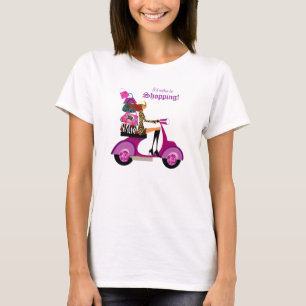 Roxo do t-shirt da bolsa da forma do divertimento