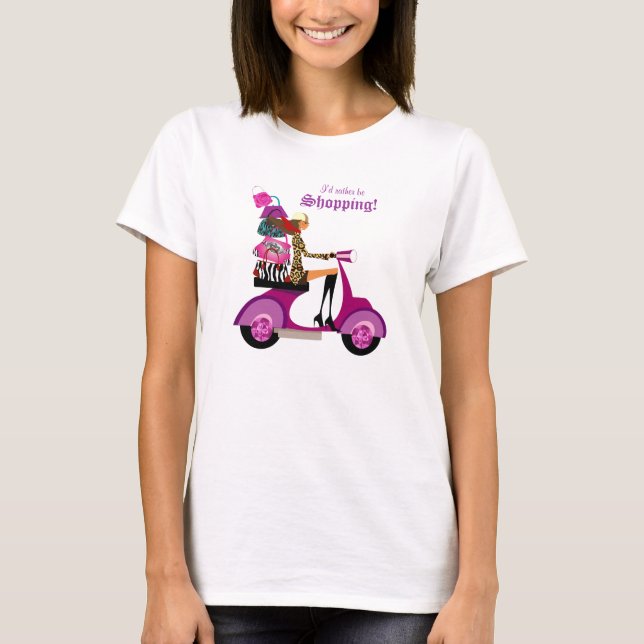 Roxo do t-shirt da bolsa da forma do divertimento (Frente)