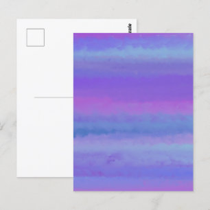 Roxo é Minha Cor Favorita Cartão Postal