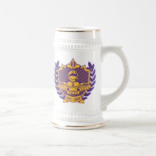 Roxo e ouro da caneca de cerveja (Direita)