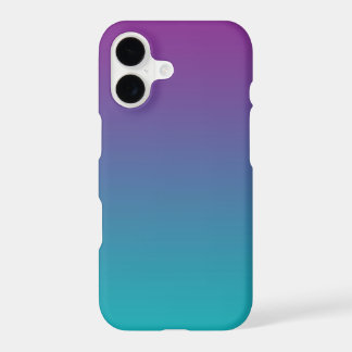 Roxo e Verde-água Ombre
