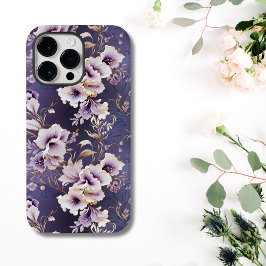 Roxo Elegante e Orquídea de Creme