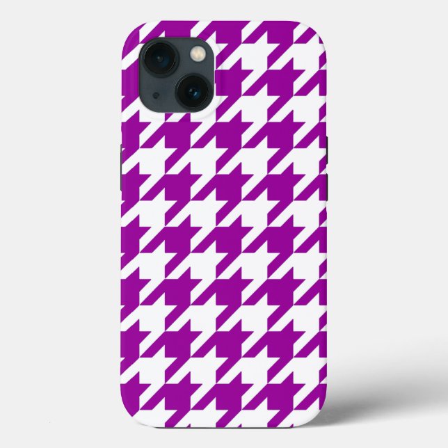 Roxo Elegante Houndstooth (Verso)