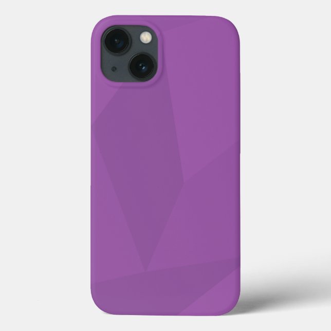 Roxo, geométrico, legal, moda, arte simples modern (Verso)