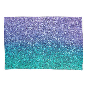 Roxo Lavanda & Verde Aqua Brilhante Glitter