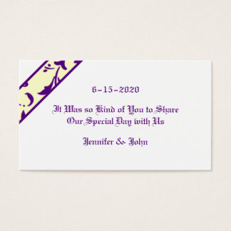 Roxo, Limão, Casamento tema damasco Favor Tag