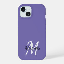 Roxo Mínimo Monogramado