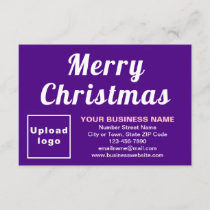 Roxo; Natal; Negócios; Pequeno Cartão de Boas Fest