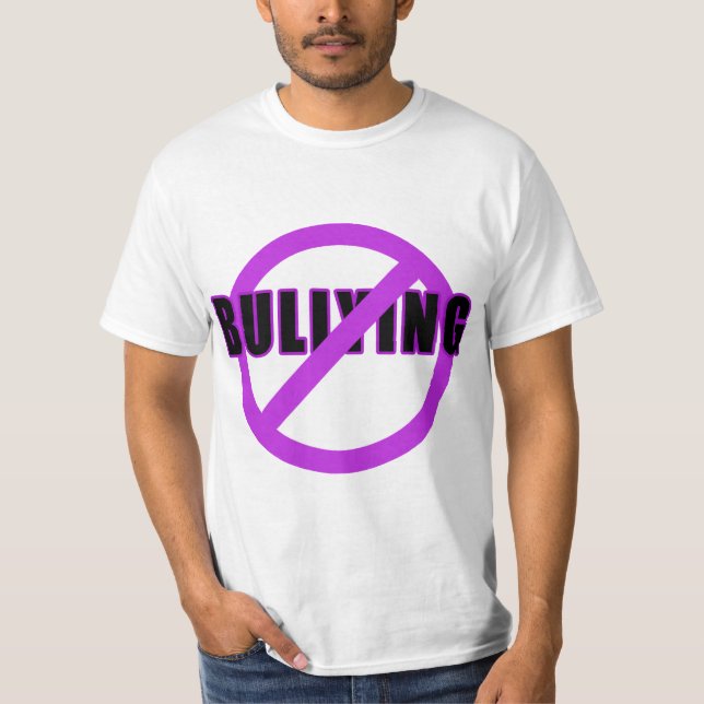 Roxo NENHUNS t-shirt e botões TIRANIZANDO (Frente)