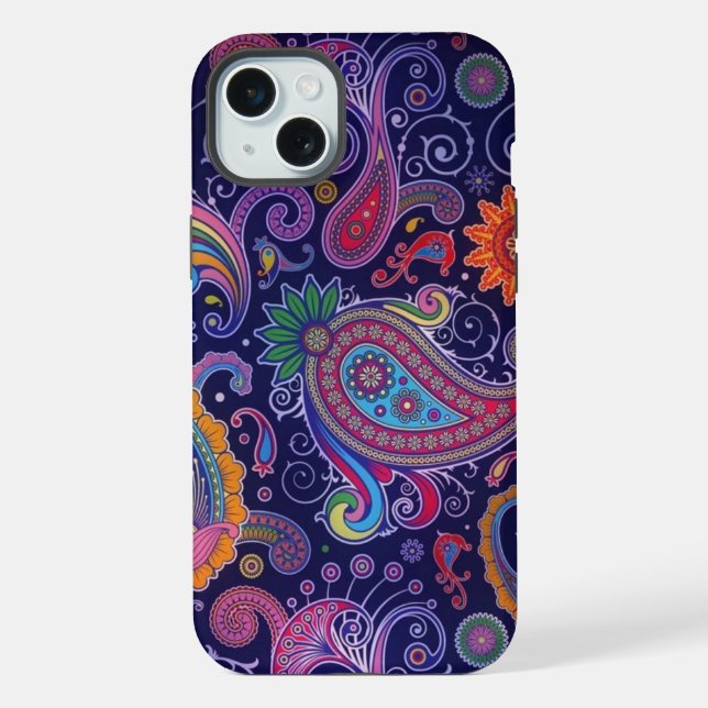 Roxo Paisley rosa (Verso)