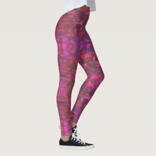 Roxo Passivo Rosa Quente! Leggings Diversas de Can