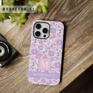 Roxo Pastel Branco Personalizado Floral Flores Cor