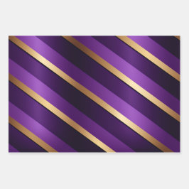 Roxo Profundo Real e Dourado