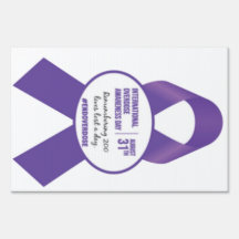 Roxo - Sinal do Dia da Consciência da Sobredosagem