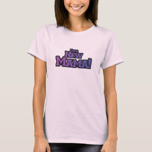 Roxo, sou uma nova mãe Camiseta e presentes