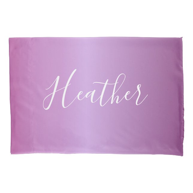 Roxo Violeta & Letra Personalizada Branca (Frente)