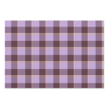 Roxo Xadrez Bege Claro e Marrom Sinistro
