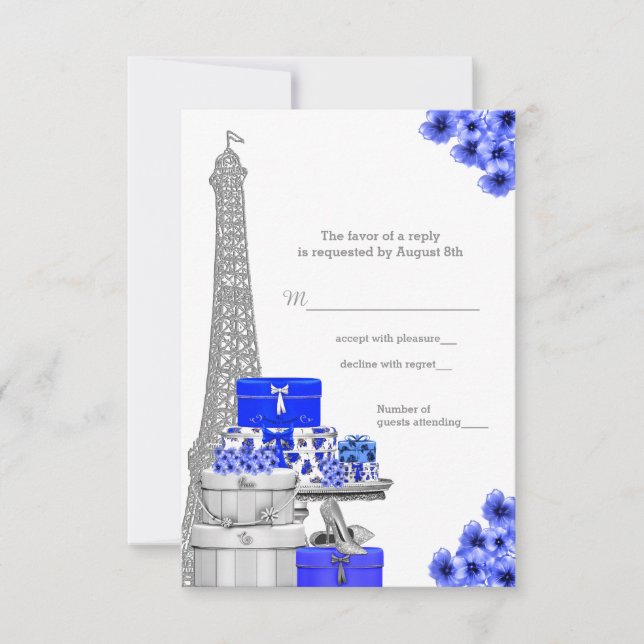 Royal Blue Paris RSVP (Frente)