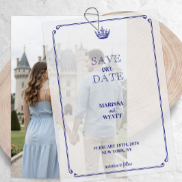 Royal Crown Medieval Fantasy Wedding Save the Date