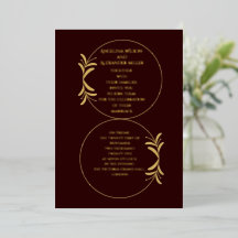 Royal Deep Burgundy Personalized wedding 