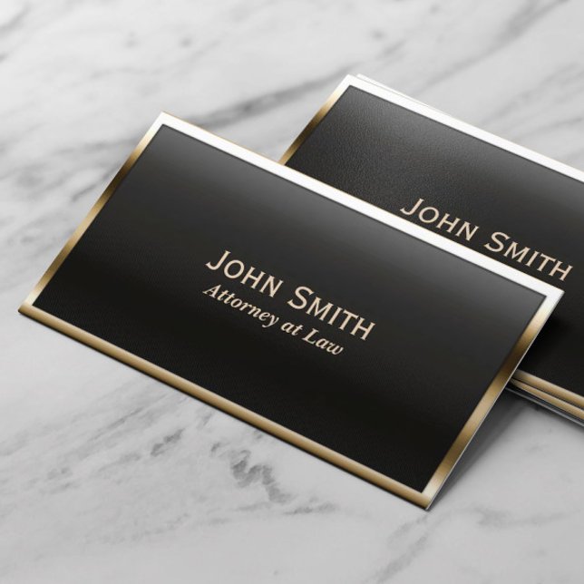 Royal Dourado Border Attorney Cartão de visita (Criador carregado)