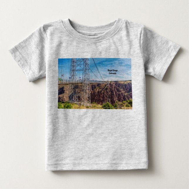 Royal Gorge Bridge Side View Toddler T-shirt (Frente)