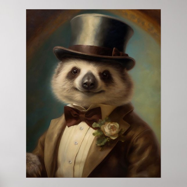 Royal Koala Impressão, Impressão em Animais Vestid (Frente)