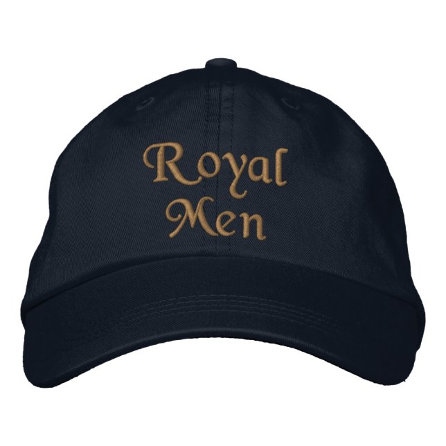 Royal Men Custom text Na moda Boné Handsome Hat (Frente)