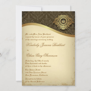 Royal Vintage - convite para casamento