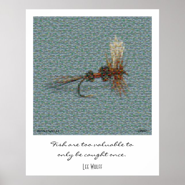 Royal Wulff Montage Poster (Frente)