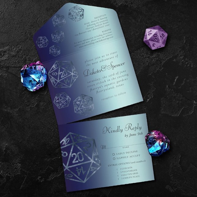 RPG Luxe | Marinho Fantasy Tabletop Gamer Dice Ent (Criador carregado)