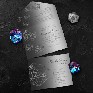 RPG Luxe   Onyx Fantasy Tabletop Gamer Dice Entree