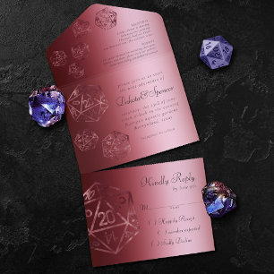 RPG Luxe   Red Sheen Tabletop Roleplayer Dice