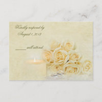 RSVP à luz de velas