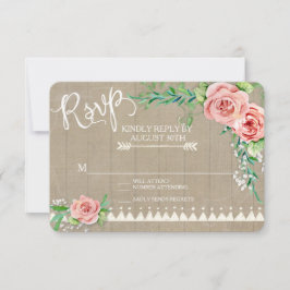 RSVP BOHO Flower Peony Bebês Breath Barn Fazenda M