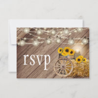 RSVP — Canas de Madeira e Girassóis