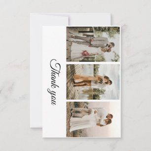 RSVP Cartão de Agradecimento de Casamento com Foto de T