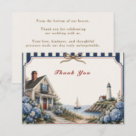RSVP Cartão de Agradecimento de Casamento de Cottage Co