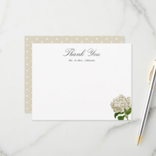 RSVP Cartão de agradecimento personalizado com nome e h