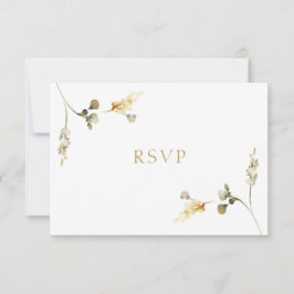 RSVP Cartão de Confirmação de Casamento Elegante