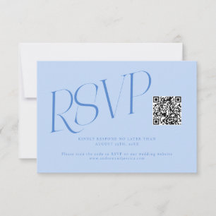 RSVP Cartão de Confirmação de Casamento Tipografia Mode