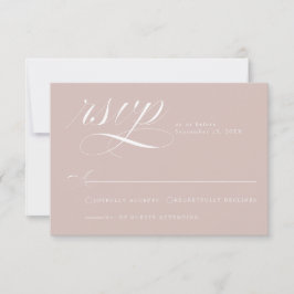RSVP Cartão de Confirmação de Presença de Casamento em