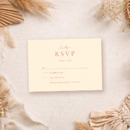 RSVP Cartão de Confirmação de Presença de Casamento Min