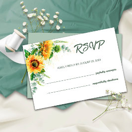 RSVP Cartão de Confirmação de Presença de Casamento Rús