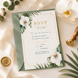 RSVP Cartão de Confirmação de Presença para Casamento d