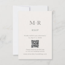Cartão de Confirmação de Presença para Casamento Í