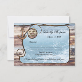 RSVP Cartão de Confirmação de Presença para Casamento R